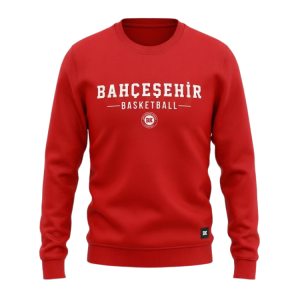 BK BASKETBALL SWEATSHIRT KIRMIZI (Baskı Hatalı )