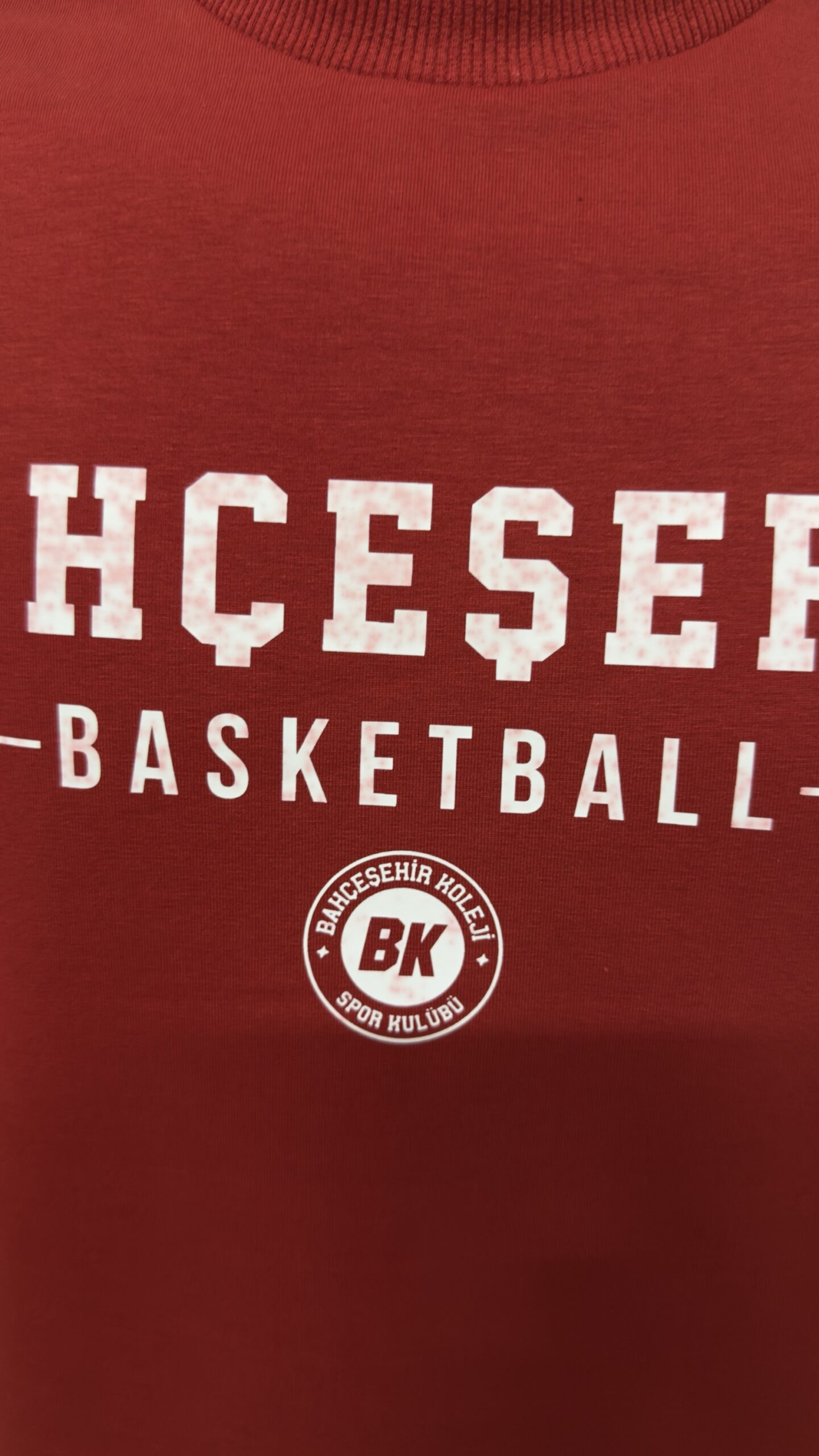 BK BASKETBALL SWEATSHIRT KIRMIZI (Baskı Hatalı ) - Görsel 5